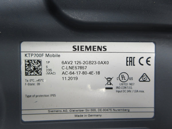 SIEMENS 6AV2125-2GB23-0AX0 UNMP