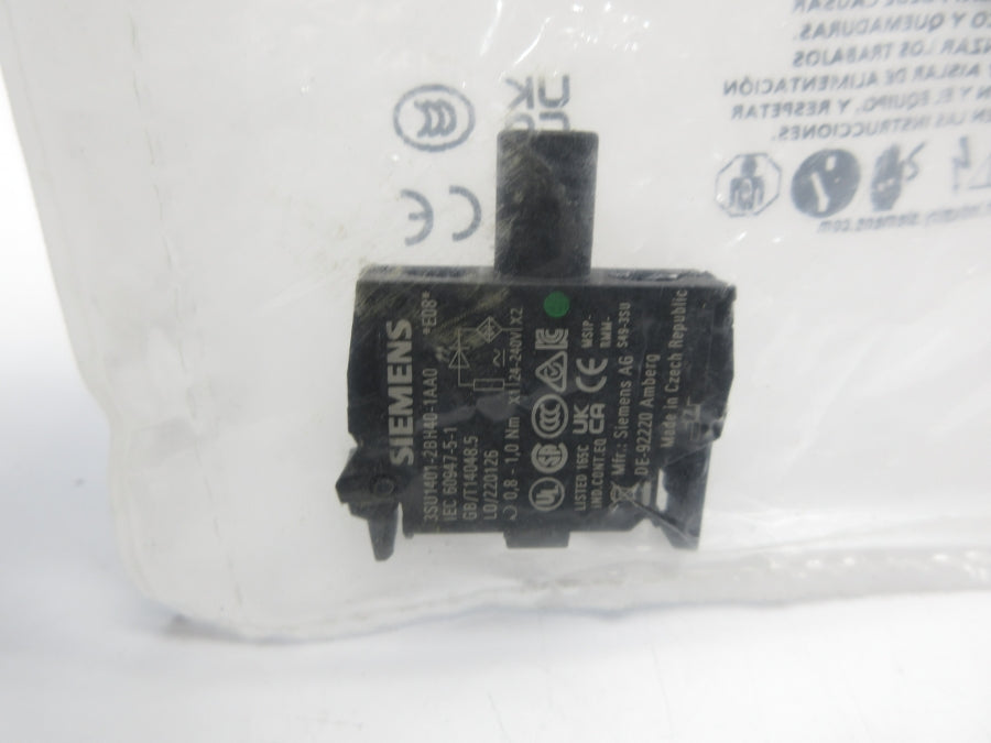 SIEMENS 3SU1401-2BH40-1AA0 24-240VAC/DC NSMP