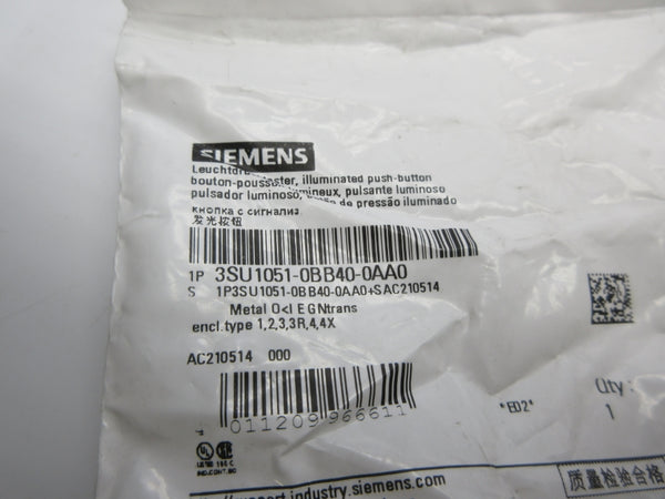 SIEMENS 3SU1051-0BB40-0AA0 NSMP