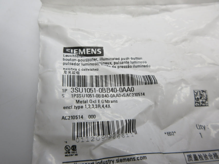 SIEMENS 3SU1051-0BB40-0AA0 NSMP