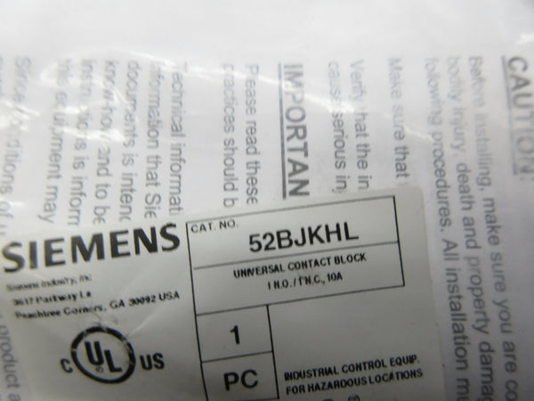 SIEMENS 52BJKHL NSMP