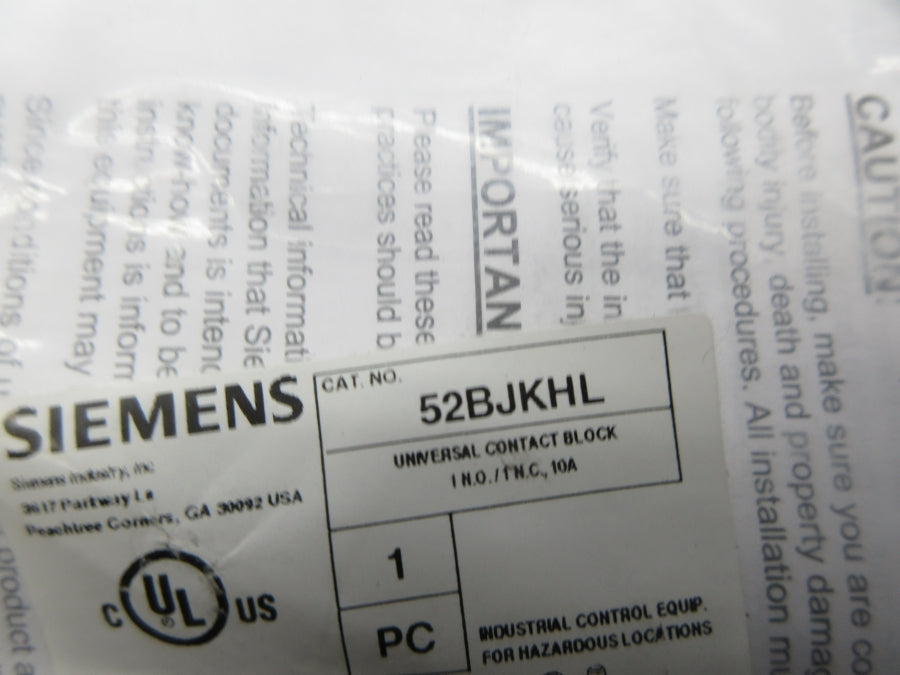 SIEMENS 52BJKHL NSMP