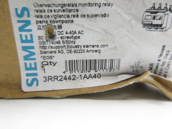 SIEMENS 3RR2442-1AA40 NSMP
