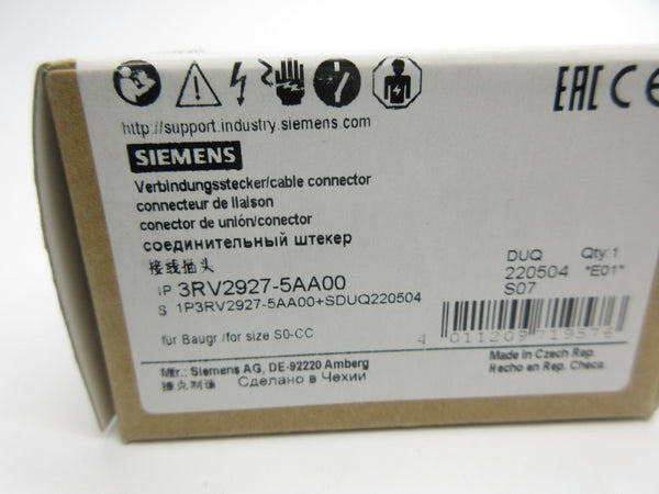 SIEMENS 3RV2927-5AA00 NSMP