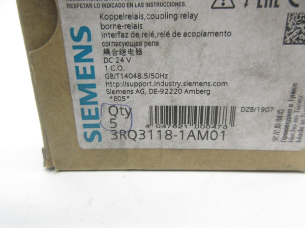 SIEMENS 3RQ3118-1AM01 24VDC (PKG OF 5) NSMP