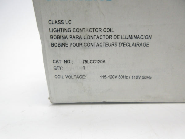 SIEMENS 75LCC120A 110/115-120V NSMP
