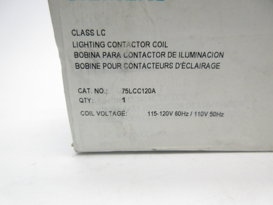SIEMENS 75LCC120A 110/115-120V NSMP