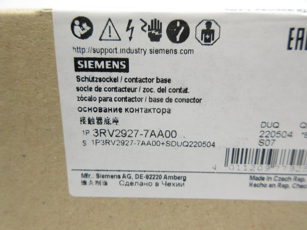 SIEMENS 3RV2927-7AA00 NSMP