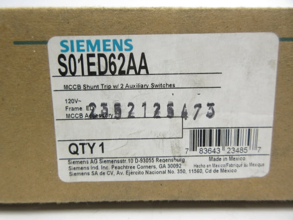 SIEMENS S01ED62AA 120V NSMP