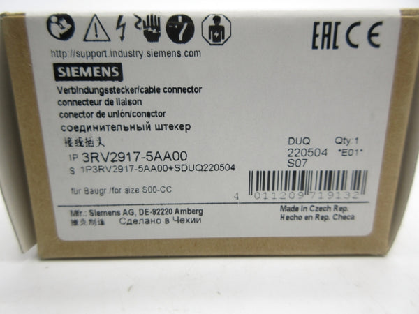 SIEMENS 3RV2917-5AA00 NSMP