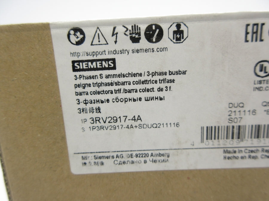 SIEMENS 3RV2917-4A NSMP