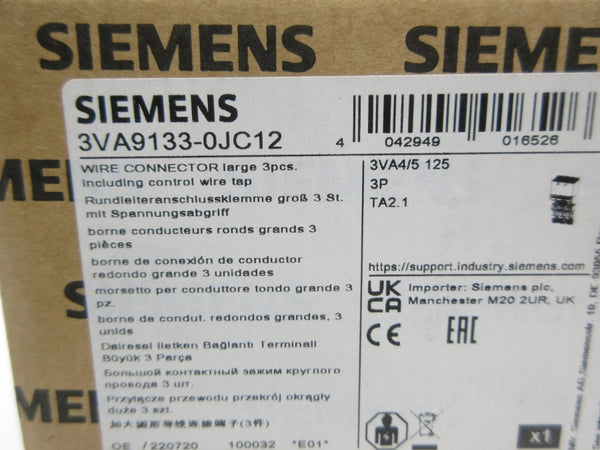 SIEMENS 3VA9133-0JC12 NSMP