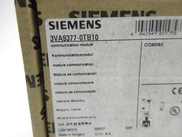 SIEMENS 3VA9377-0TB10 NSMP