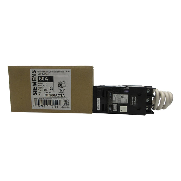 SIEMENS QF260ACSA 120/240VAC 60A NSMP