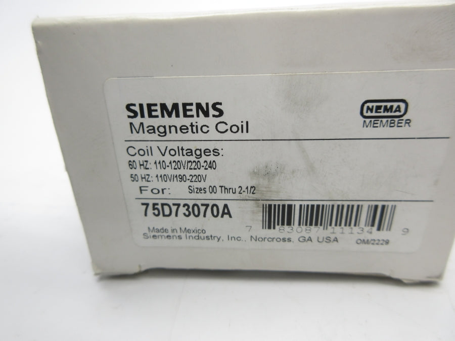 SIEMENS 75D73070A SER. C 110-120/220-240V NSMP