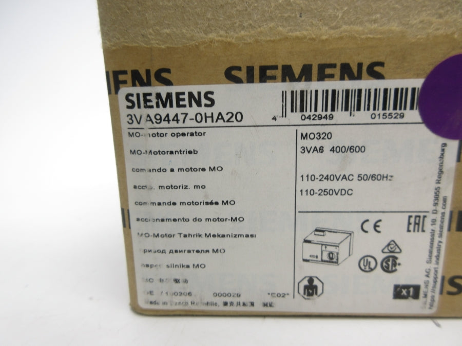 SIEMENS 3VA9447-0HA20 110-240VAC NSMP