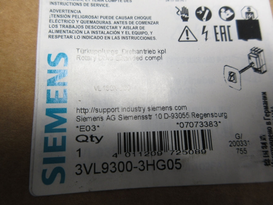 SIEMENS 3VL9300-3HG05 NSMP