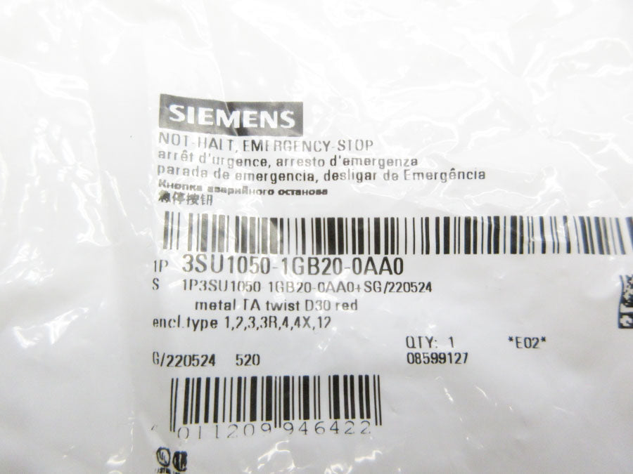 SIEMENS 3SU1050-1GB20-0AA0 NSMP