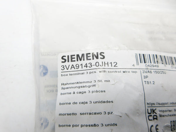 SIEMENS 3VA9143-0JH12 NSMP