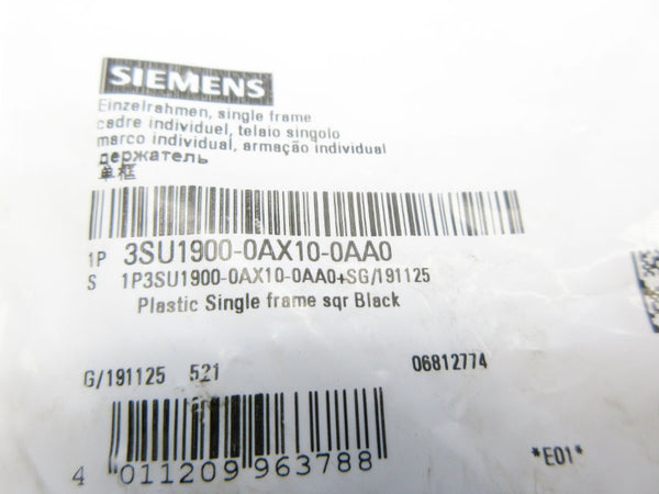 SIEMENS 3SU1900-0AX10-0AA0 (PKG OF 10) NSMP