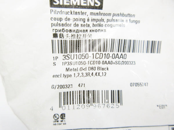 SIEMENS 3SU1050-1CD10-0AA0 NSMP