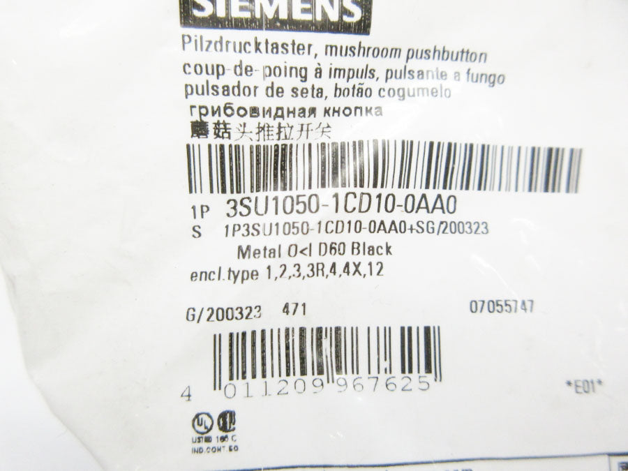 SIEMENS 3SU1050-1CD10-0AA0 NSMP