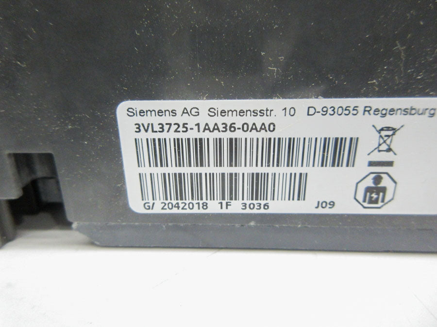SIEMENS 3VL3725-1AA36-0AA0 600V 250A NSNP