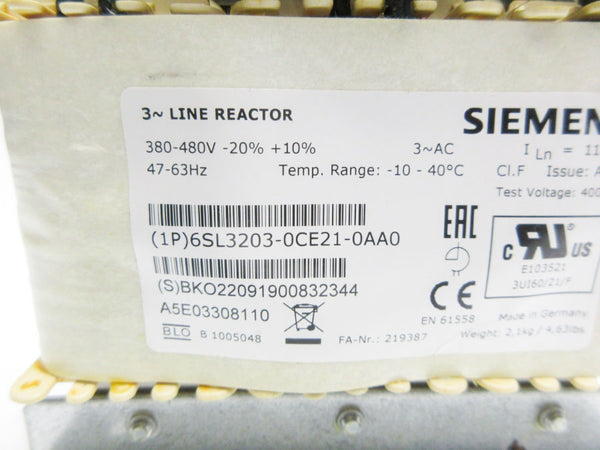 SIEMENS 6SL3203-0CE21-0AA0 380-480V NSNP