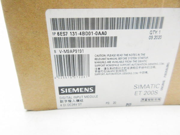 SIEMENS 6ES7131-4BD01-0AA0 24VDC NSFS