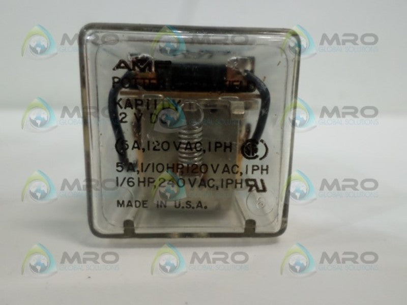 POTTER & BRUMFIELD KAP-11DY-12 RELAY 12VDC  UNMP