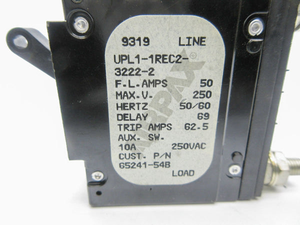 AIRPAX UPL1-1REC2-3222-2 250V 50A NSNP