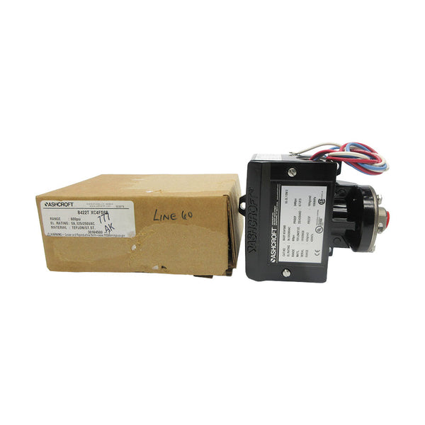 ASHCROFT B422T-XC4FS6B 125/250VAC 5A 600PSI NSMP