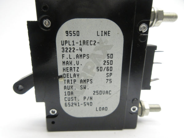 AIRPAX UPL1-1REC2-3222-4 250V 50A NSNP
