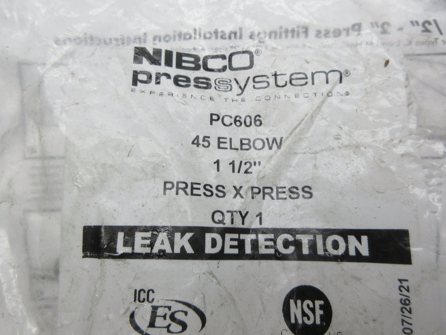 NIBCO PC606 1-1/2" NSMP