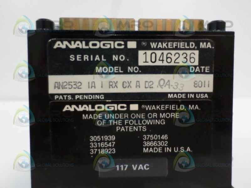 ANALOGIC AN25321A1RXCXAD2 PANEL METER UNMP