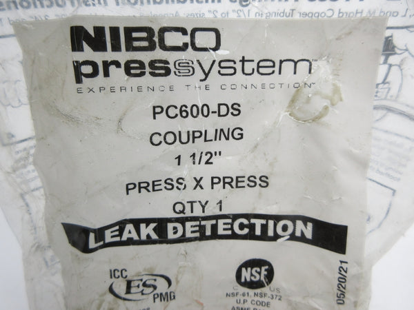 NIBCO PC600-DS 1-1/2" NSMP