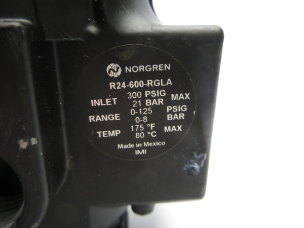 NORGREN R24-600-RGLA 0-125PSI UNMP