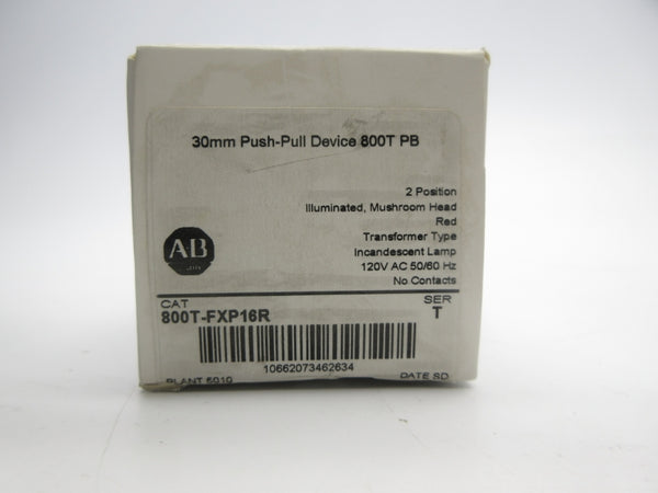 INDUSTRIAL SPARE PART 800T-FXP16R SER. T 120VAC (WH) NSFS