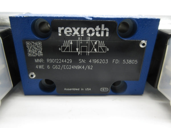 REXROTH R901224429 4WE6G62/EG24N9K4/62 24VDC NSNP