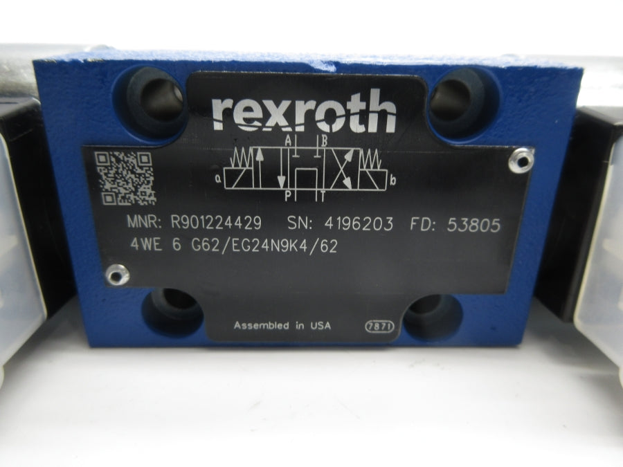 REXROTH R901224429 4WE6G62/EG24N9K4/62 24VDC NSNP
