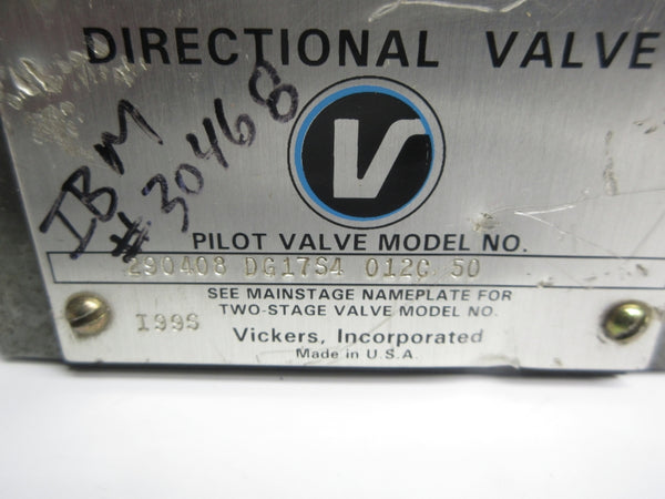 VICKERS DG17S4012C50 290408 UNMP