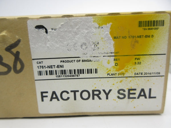 INDUSTRIAL SPARE PART 1761-NET-ENI SER. D F/W 3.22 24VDC NSMP