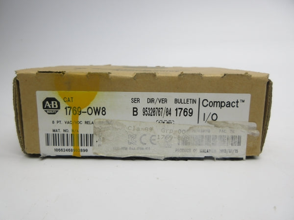 INDUSTRIAL SPARE PART 1769-OW8 SER. B F/W 3.1 24VDC 0.1A NSMP