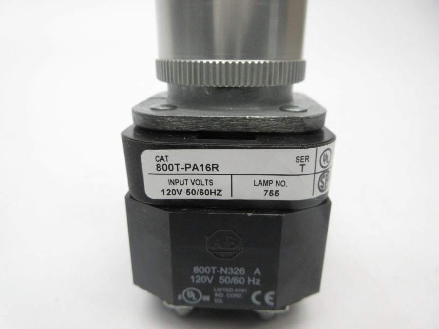 ALLEN BRADLEY 800T-PA16R SER. T 120V (AS PICTURED) NSNP