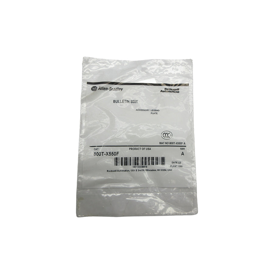 ALLEN BRADLEY 800T-X550F SER. A NSMP