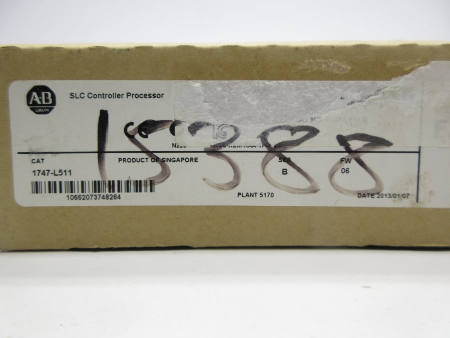 ALLEN BRADLEY 1747-L511 SER. B F/W 06 DATE: 2013 NSFS