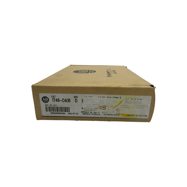 INDUSTRIAL SPARE PART 1746-OA16 SER. D DATE: 2012 NSFS