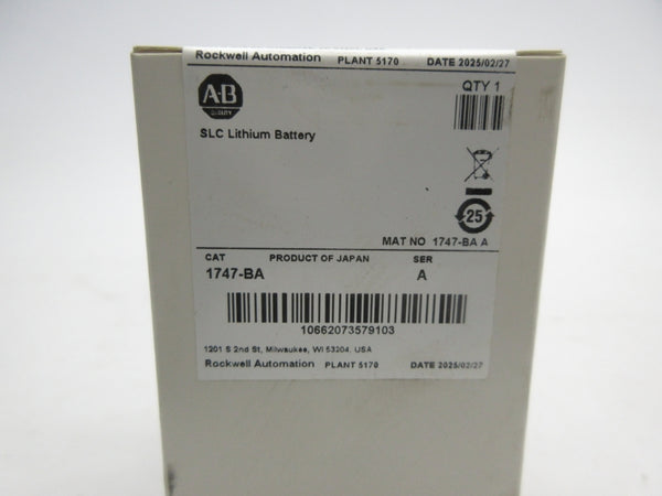 INDUSTRIAL SPARE PART 1747-BA SER. A DATE: 2025 NSFS