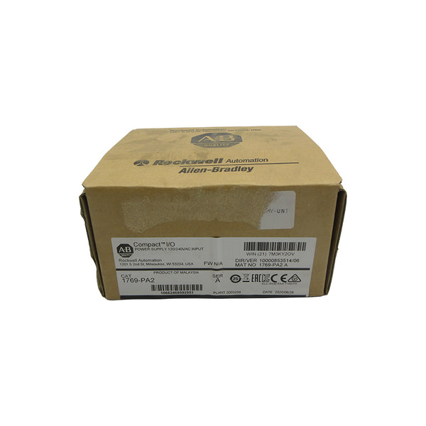 INDUSTRIAL SPARE PART 1769-PA2 SER. A 120/240VAC DATE: 2020 NSFS