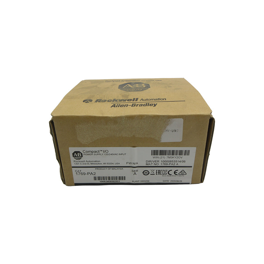 ALLEN BRADLEY 1769-PA2 SER. A 120/240VAC DATE: 2020 NSFS
